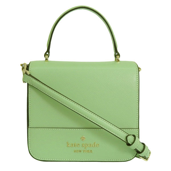 ケイトスペード バッグ レディース ショルダーバッグ 2WAY ハンドバッグ アウトレット レザー グリーン staci square cb K7342-303 KATE SPADE 母の日　土日祝も毎日発送します