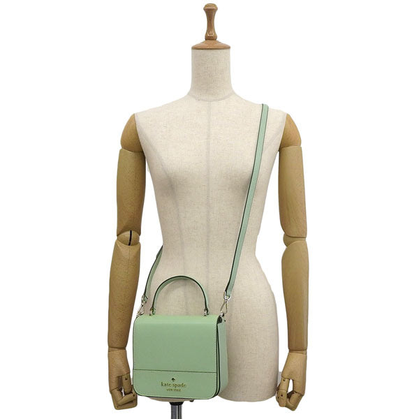 ケイトスペード バッグ レディース ショルダーバッグ 2WAY ハンドバッグ アウトレット レザー グリーン staci square cb K7342-303 KATE SPADE 母の日　土日祝も毎日発送します