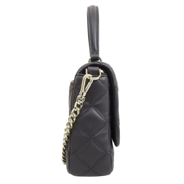 ケイトスペード バッグ レディース ハンドバッグ 2WAYバッグ ショルダーバッグ アウトレット レザー ブラック NATALIA SQUARE CRSSBDY K8162-001 KATE SPADE