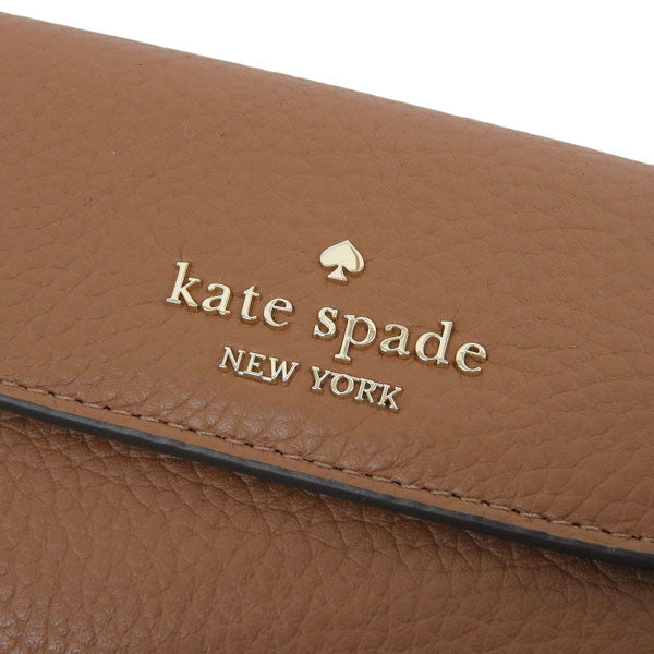 ケイトスペード 小物 レディース カードケース アウトレット レザー ブラウン dumpling pebbled leather small KA574-200 KATE SPADE 母の日　土日祝も毎日発送します