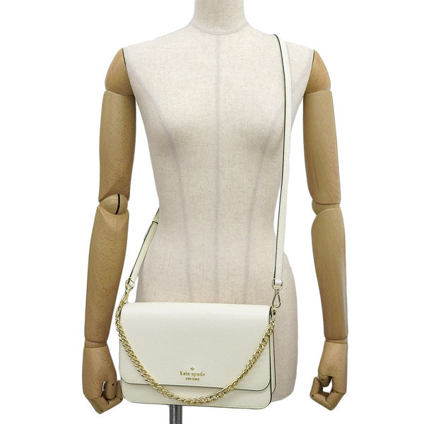 ケイトスペード バッグ レディース 2WAY ショルダーバッグ アウトレット レザー ホワイト マディソン フラップ クロスボディ madison flap crssbdy KC430-100 KATE SPADE