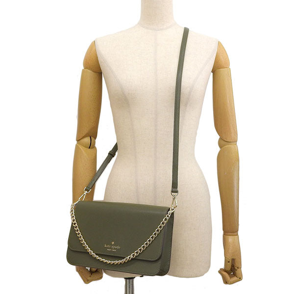 ケイトスペード バッグ レディース 2WAY ショルダーバッグ アウトレット サフィアーノレザー グリーン マディソン フラップ コンバーチブル クロスボディ madison flap crssbdy KC430-302 KATE SPADE