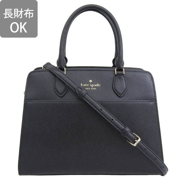 ケイトスペード バッグ レディース ショルダーバッグ アウトレット レザー ブラック madison saffiano leather mediu KC436-001 KATE SPADE 母の日　土日祝も毎日発送します