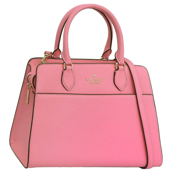 ケイトスペード バッグ レディース 2WAY ハンドバッグ ショルダーバッグ アウトレット レザー ピンク マディソン ミディアム サッチェル madison saffiano leather mediu KC436-652 KATE SPADE
