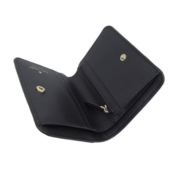 ケイトスペード 財布 レディース 二つ折り財布 アウトレット レザー ブラウン×ブラック small bifold wallet KC514-200 KATE SPADE 母の日　土日祝も毎日発送します