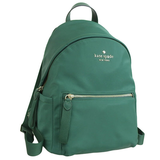 ケイトスペード バッグ レディース リュックサック アウトレット ナイロン グリーン chelsea medium backpack KC522-300 KATE SPADE 母の日　土日祝も毎日発送します