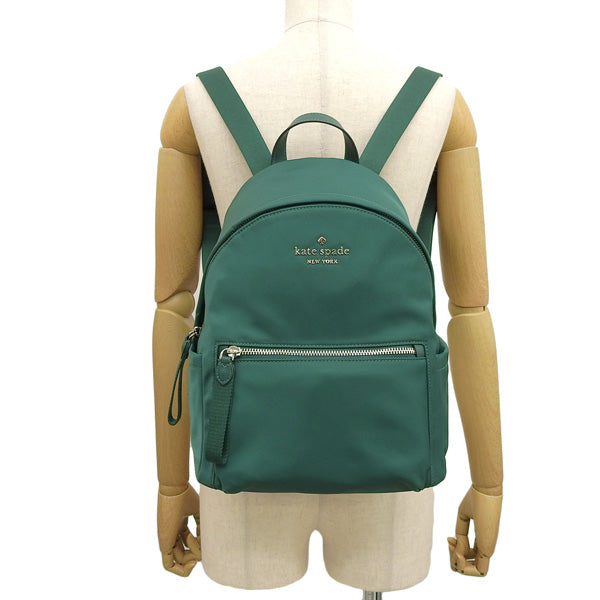 ケイトスペード バッグ レディース リュックサック アウトレット ナイロン グリーン chelsea medium backpack KC522-300 KATE SPADE 母の日　土日祝も毎日発送します