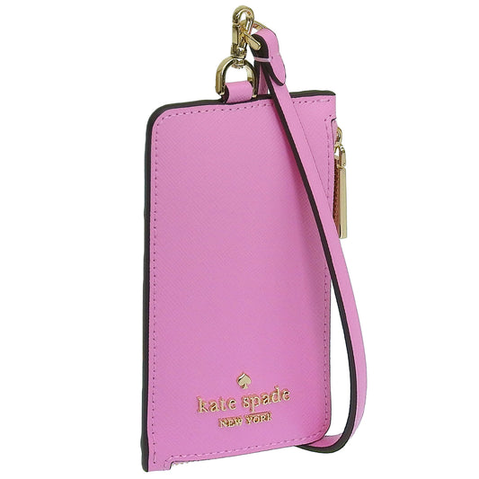 ケイトスペード カードケース レディース アウトレット レザー ピンク マディソン ランヤード MADISON CRD CSE LNYRD KC573-652 KATE SPADE