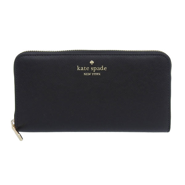 ケイトスペード 財布 レディース 長財布 アウトレット レザー ブラック lg cntl wal KC578-001 KATE SPADE 母の日　土日祝も毎日発送します