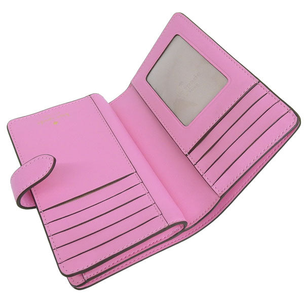 ケイトスペード 財布 レディース 二つ折り財布 アウトレット レザー ピンク マディソン ミディアムコンパクトバイフォールドウォレット MADISON SAFFIANO LEATHER MEDIU KC580-655 KATE SPADE