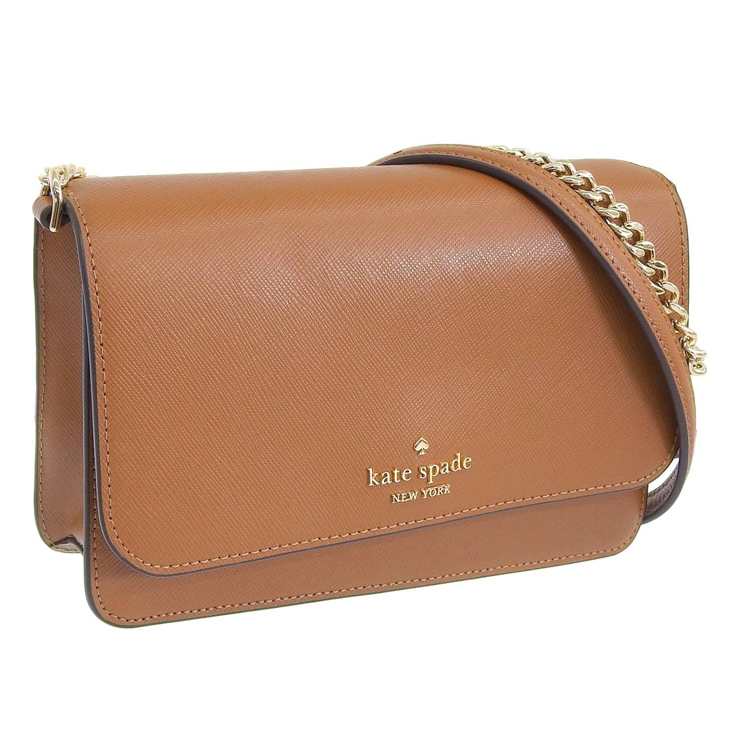 ケイトスペード バッグ レディース 2WAY ショルダーバッグ アウトレット レザー ブラウン マディソン スモール フラップクロスボディ madison sm flp cbdy KC586-200 KATE SPADE