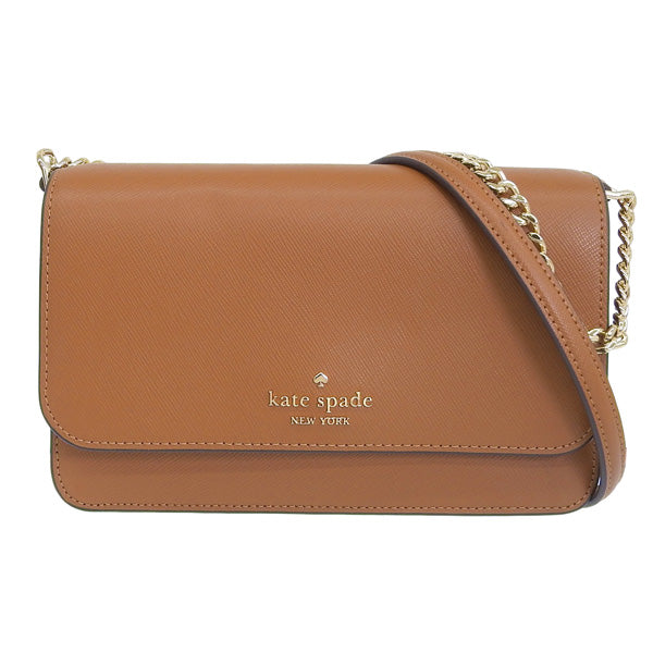 ケイトスペード バッグ レディース 2WAY ショルダーバッグ アウトレット レザー ブラウン マディソン スモール フラップクロスボディ madison sm flp cbdy KC586-200 KATE SPADE