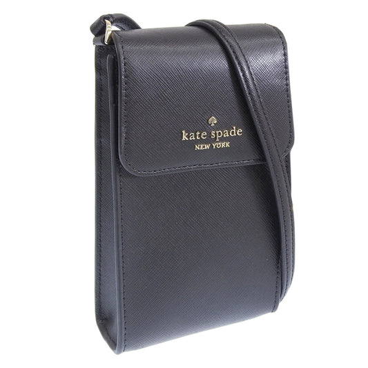 ケイトスペード バッグ レディース ショルダーバッグ アウトレット サフィアーノレザー ブラック MADISON NS FLAP PHN CBDY KC592-001 KATE SPADE 母の日　土日祝も毎日発送します