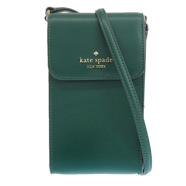 ケイトスペード バッグ レディース ショルダーバッグ アウトレット サフィアーノレザー グリーン MADISON NS FLAP PHN CBDY KC592-300 KATE SPADE