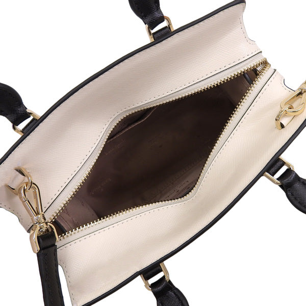 ケイトスペード バッグ レディース 2WAY ショルダーバッグ アウトレット レザー ベージュ×ブラウン マディソン カラーブロック スモール サッチェル madison colorblock small satshel KC620-200 KATE SPADE
