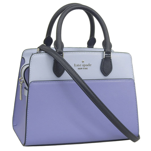 ケイトスペード バッグ レディース 2WAY ショルダーバッグ アウトレット レザー ブルー×パープル マディソン カラーブロック スモール サッチェル madison colorblock small satshel KC620-403 KATE SPADE