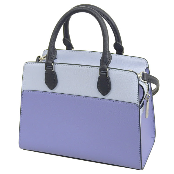 ケイトスペード バッグ レディース 2WAY ショルダーバッグ アウトレット レザー ブルー×パープル マディソン カラーブロック スモール サッチェル madison colorblock small satshel KC620-403 KATE SPADE