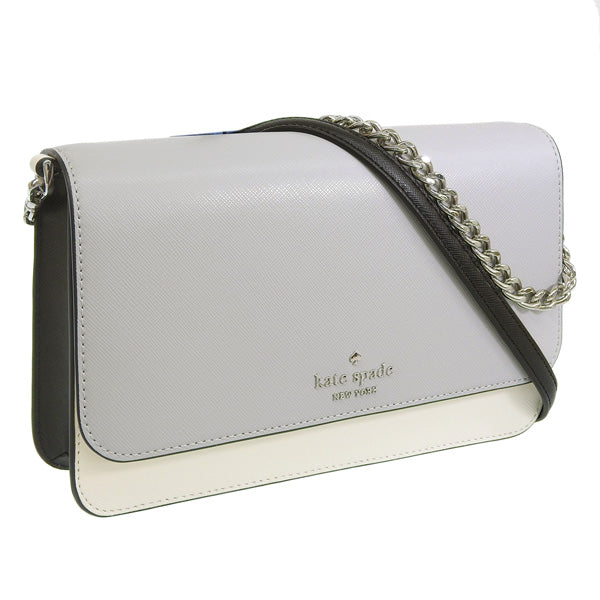 ケイトスペード バッグ レディース ショルダーバッグ 2WAY ハンドバッグ アウトレット レザー グレーマルチ madison flap crssbdy KC623-020 KATE SPADE 母の日　土日祝も毎日発送します