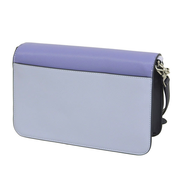 ケイトスペード バッグ レディース ショルダーバッグ アウトレット レザー ブルー×パープル マディソン フラップ クロスボディ madison flap crssbdy KC623-403 KATE SPADE