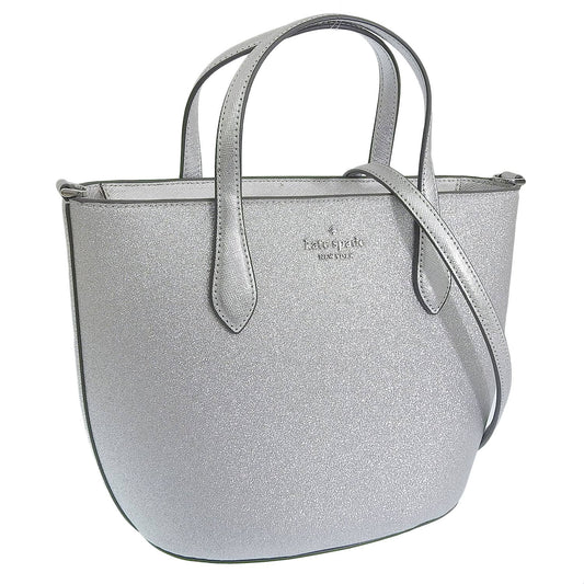 ケイトスペード バッグ レディース ショルダーバッグ トートバッグ アウトレット 2WAY シルバー グリマー グリッターミックスド マテリアル サッチェル glimmer glitter mixed m Satchel KE460-020 KATE SPADE