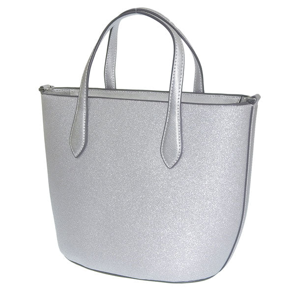 ケイトスペード バッグ レディース ショルダーバッグ トートバッグ アウトレット 2WAY シルバー グリマー グリッターミックスド マテリアル サッチェル glimmer glitter mixed m Satchel KE460-020 KATE SPADE