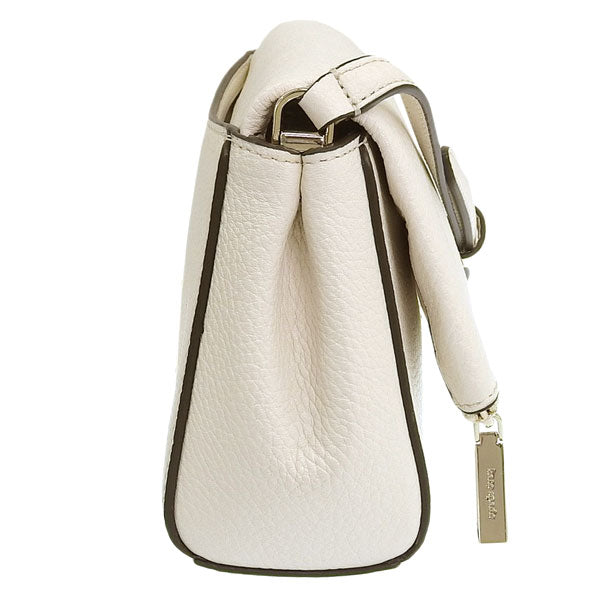 ケイトスペード バッグ レディース ショルダーバッグ アウトレット レザー ホワイト レイラ フラップジップ クロスボディ LEILA FLAP ZIP CB KE487-100 KATE SPADE