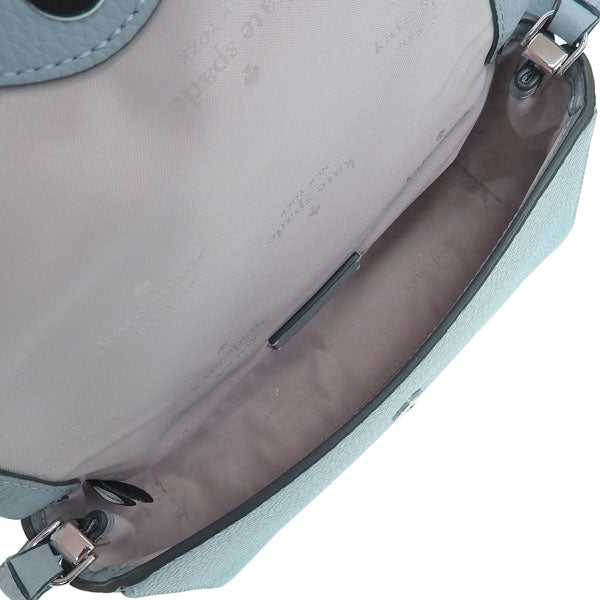 ケイトスペード バッグ レディース ショルダーバッグ アウトレット レザー ブルー レイラ フラップジップ クロスボディ LEILA FLAP ZIP CB KE487-403 KATE SPADE