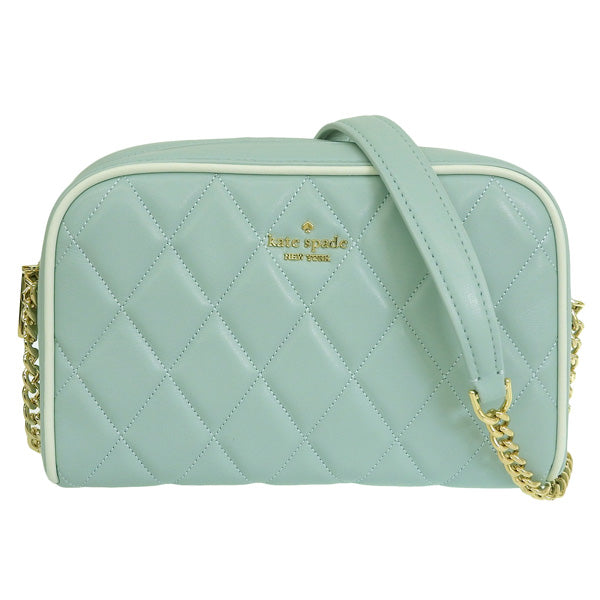 ケイトスペード バッグ レディース ショルダーバッグ アウトレット レザー ライトグリーン キャリー ミニ カメラバッグ CAREY MINI CAMERA BAG KF467-300 KATE SPADE 母の日　土日祝も毎日発送します