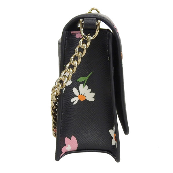 ケイトスペード バッグ レディース 2WAY ショルダーバッグ ハンドバッグ アウトレット ブラックマルチ マディソン フローラル ワルツ スモールフラップ クロスボディ SM FLP CBODY KF477-001 KATE SPADE 母の日　土日祝も毎日発送します