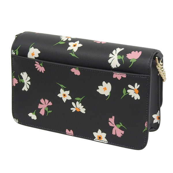 ケイトスペード バッグ レディース 2WAY ショルダーバッグ ハンドバッグ アウトレット ブラックマルチ マディソン フローラル ワルツ スモールフラップ クロスボディ SM FLP CBODY KF477-001 KATE SPADE 母の日　土日祝も毎日発送します