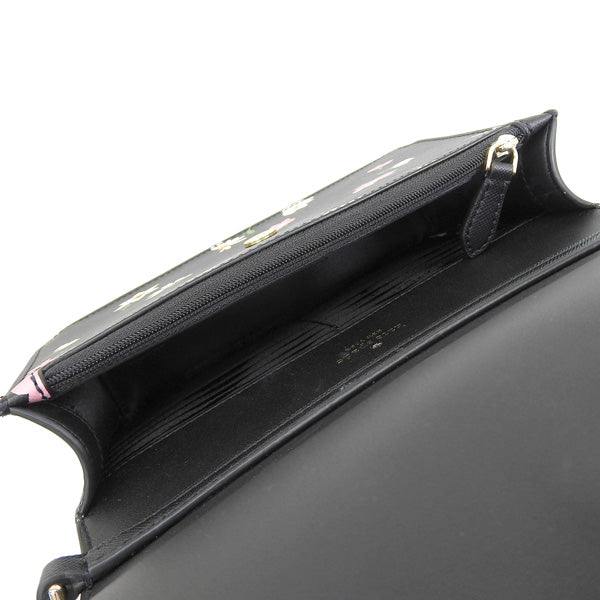 ケイトスペード バッグ レディース 2WAY ショルダーバッグ ハンドバッグ アウトレット ブラックマルチ マディソン フローラル ワルツ スモールフラップ クロスボディ SM FLP CBODY KF477-001 KATE SPADE 母の日　土日祝も毎日発送します