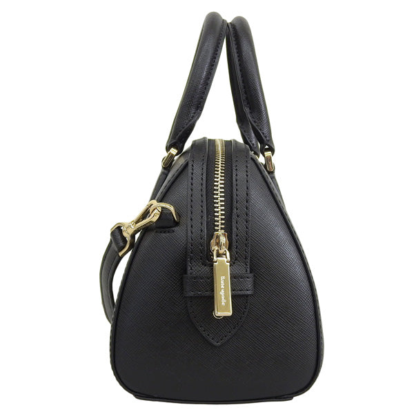 ケイトスペード バッグ レディース 2WAY ショルダーバッグ アウトレット サフィアーノレザー ブラック マディソン ダッフル クロスボディ MADISON KF493-001 KATE SPADE 母の日　土日祝も毎日発送します