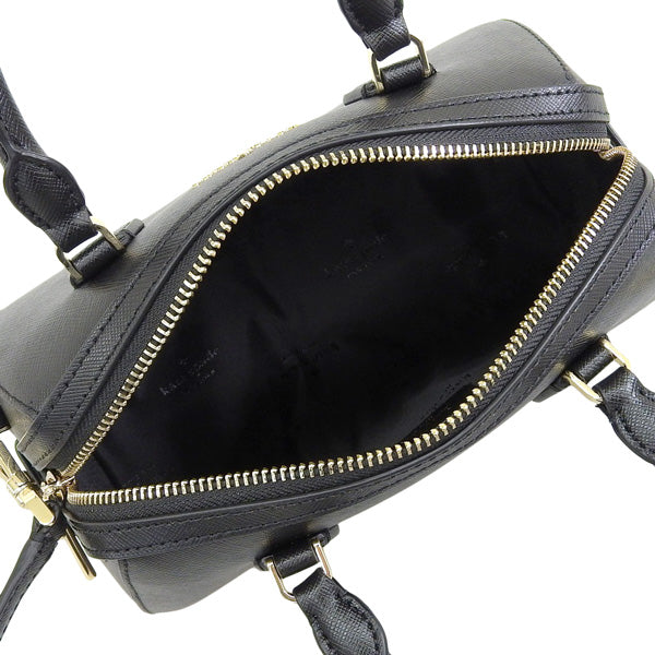 ケイトスペード バッグ レディース 2WAY ショルダーバッグ アウトレット サフィアーノレザー ブラック マディソン ダッフル クロスボディ MADISON KF493-001 KATE SPADE 母の日　土日祝も毎日発送します
