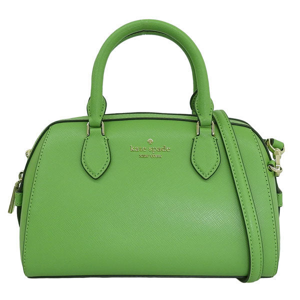 ケイトスペード バッグ レディース 2WAY ハンドバッグ ショルダーバッグ アウトレット レザー グリーン マディソン ダッフル クロスボディ madison duffle cb KF493-301 KATE SPADE