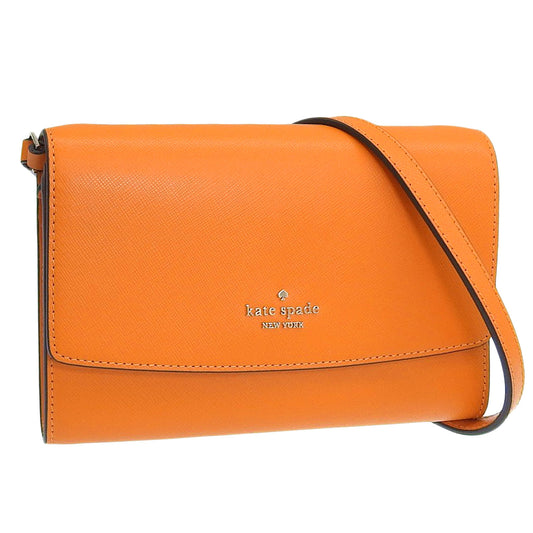 ケイトスペード バッグ レディース ショルダーバッグ アウトレット レザー オレンジ ペリー PERRY SAFFIANO LEATHER WALLET KG029-800 KATE SPADE
