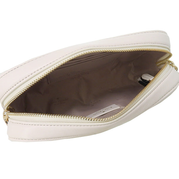 ケイトスペード バッグ レディース ショルダーバッグ アウトレット レザー ホワイト キャリー ミニ カメラバッグ CAREY MINI CAMERA BAG KG425-100 KATE SPADE 母の日　土日祝も毎日発送します