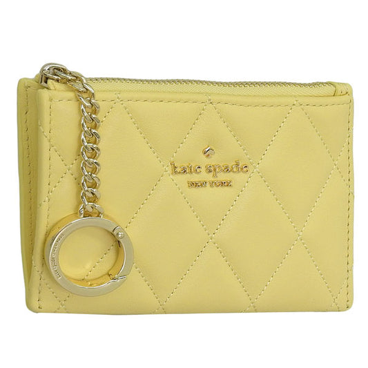 ケイトスペード 小物 レディース カードケース アウトレット レザー イエロー キャリー スモールジップカードホルダー carey sm card hldr KG426-250 KATE SPADE