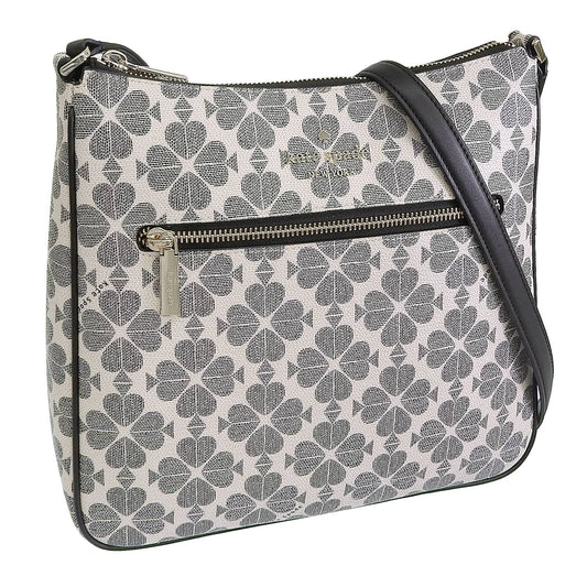 ケイトスペード バッグ レディース ショルダーバッグ アウトレット ブラックマルチ スペードフラワー コーテッドキャンバス スウィングパック クロスボディ spade flower spade flower pvc KG481-001 KATE SPADE