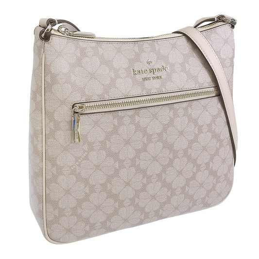 ケイトスペード バッグ レディース ショルダーバッグ アウトレット ベージュマルチ スペードフラワー コーテッドキャンバス スウィングパック クロスボディ spade flower spade flower pvc KG481-250 KATE SPADE