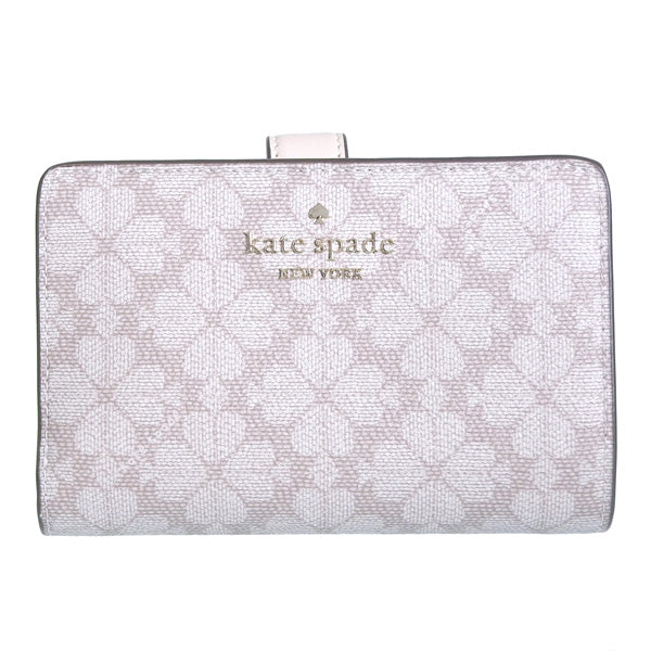 ケイトスペード 財布 レディース 二つ折り財布 アウトレット PVC ベージュマルチ SPADE FLOWER KG488-250 KATE SPADE