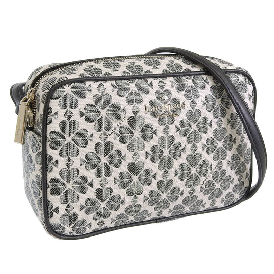 ケイトスペード バッグ レディース ショルダーバッグ アウトレット ブラックマルチ スペードフラワー コーテッドキャンバス ミニカメラバッグ spade flower mini cam bag KG489-001 KATE SPADE