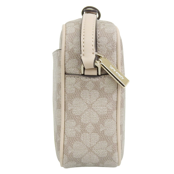 ケイトスペード バッグ レディース ショルダーバッグ アウトレット ベージュマルチ スペード フラワー コーテッド キャンバス ミニ カメラバッグ SPADE FLOWER KG489-250 KATE SPADE 母の日　土日祝も毎日発送します