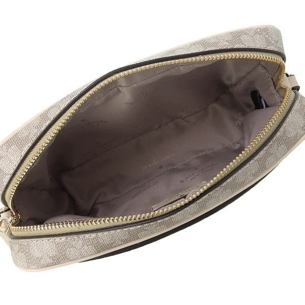 ケイトスペード バッグ レディース ショルダーバッグ アウトレット ベージュマルチ スペード フラワー コーテッド キャンバス ミニ カメラバッグ SPADE FLOWER KG489-250 KATE SPADE 母の日　土日祝も毎日発送します