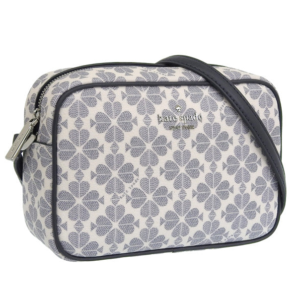 ケイトスペード バッグ レディース ショルダーバッグ アウトレット ネイビーマルチ スペード フラワー コーテッド キャンバス ミニ カメラバッグ SPADE FLOWER KG489-403 KATE SPADE 母の日　土日祝も毎日発送します