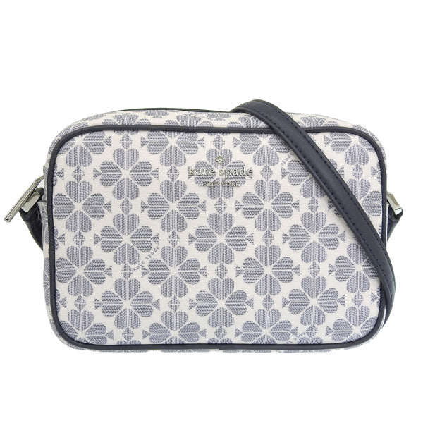 ケイトスペード バッグ レディース ショルダーバッグ アウトレット ネイビーマルチ スペード フラワー コーテッド キャンバス ミニ カメラバッグ SPADE FLOWER KG489-403 KATE SPADE 母の日　土日祝も毎日発送します