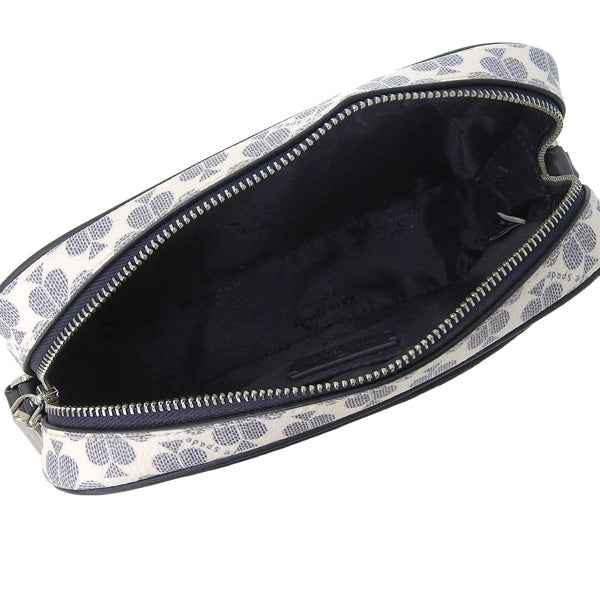 ケイトスペード バッグ レディース ショルダーバッグ アウトレット ネイビーマルチ スペード フラワー コーテッド キャンバス ミニ カメラバッグ SPADE FLOWER KG489-403 KATE SPADE 母の日　土日祝も毎日発送します