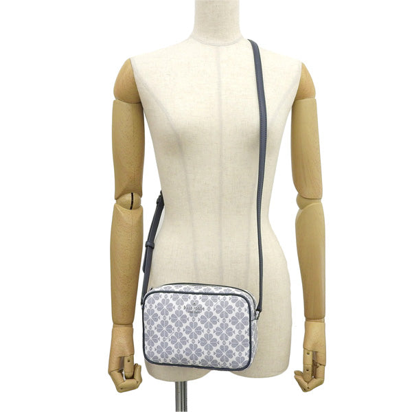 ケイトスペード バッグ レディース ショルダーバッグ アウトレット ネイビーマルチ スペード フラワー コーテッド キャンバス ミニ カメラバッグ SPADE FLOWER KG489-403 KATE SPADE 母の日　土日祝も毎日発送します