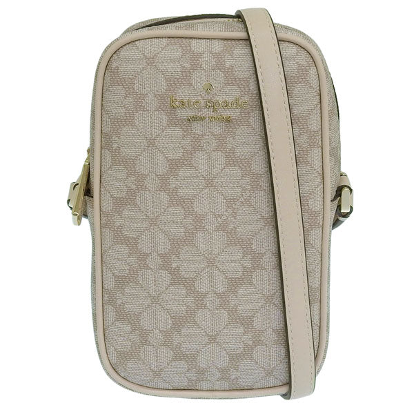 ケイトスペード バッグ レディース ショルダーバッグ アウトレット ベージュマルチ スペードフラワー ノースサウス ジップフォンクロスボディ spade flower KG490-250 KATE SPADE
