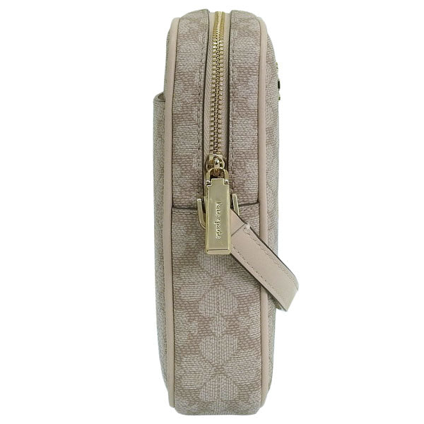 ケイトスペード バッグ レディース ショルダーバッグ アウトレット ベージュマルチ スペードフラワー ノースサウス ジップフォンクロスボディ spade flower KG490-250 KATE SPADE