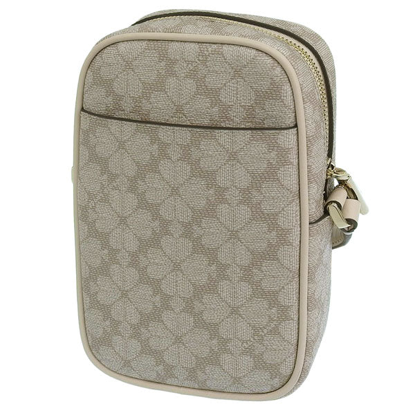 ケイトスペード バッグ レディース ショルダーバッグ アウトレット ベージュマルチ スペードフラワー ノースサウス ジップフォンクロスボディ spade flower KG490-250 KATE SPADE